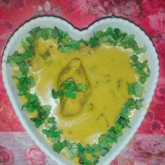 A picture of Pakora kadhi.
