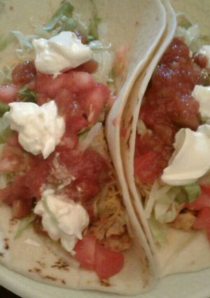 A picture of Easy Tex-Mex Chicken Tacos.