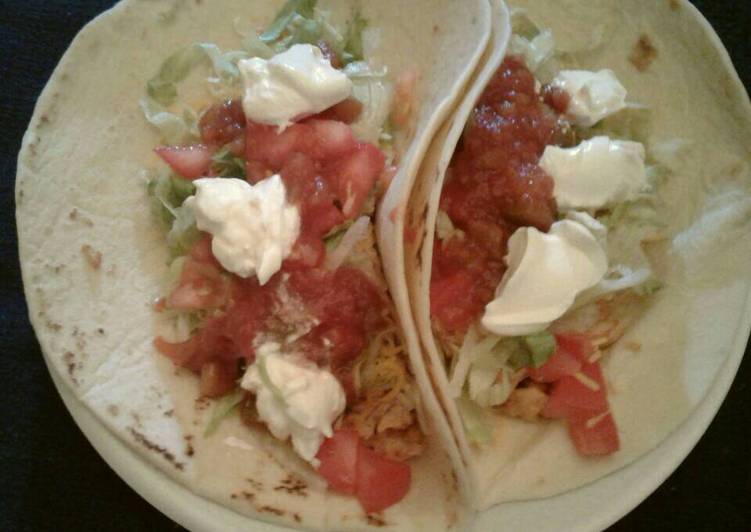 Recipe of Ultimate Easy Tex-Mex Chicken Tacos