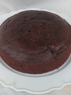 Una foto de Bizcochuelo De Chocolate Sin Huevo