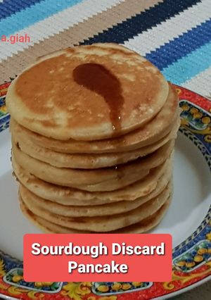 Foto resep Sourdough Discard Pancakes