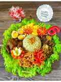 Nasi Gurih Daun Kelor Dan Terong Teri Cabe Ijo