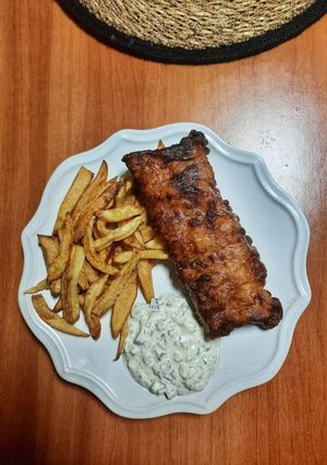 O poză a rețetei Fish and Chips 🍤.
