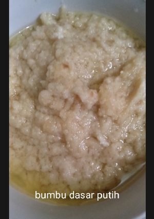 Foto resep Bumbu dasar putih masak praktis