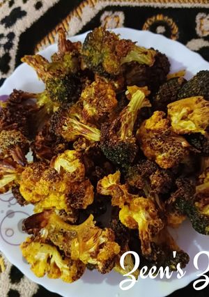 A picture of Air Fryer Roasted Vegetables.