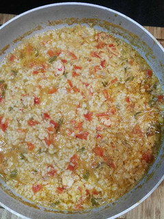 Una foto de Arroz con Carabineros