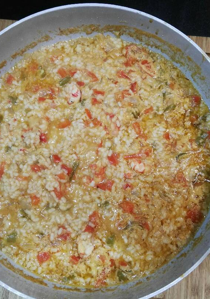 Una foto de Arroz con Carabineros