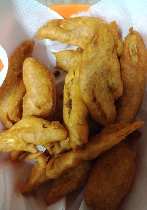 A picture of Keeri ke pakore.
