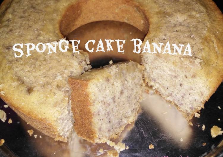 Sponge cake Banana