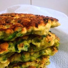 A picture of Zuchinni Fritters.