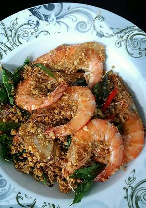 Foto resep Udang goreng oatmeal