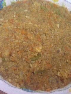 Una foto de Falso Couscous de Coliflor (con Thermomix)