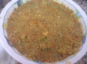 Una foto de Falso Couscous de Coliflor (con Thermomix)