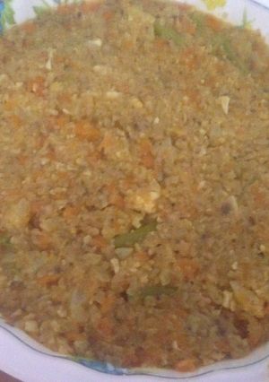 Una foto de Falso Couscous de Coliflor (con Thermomix)