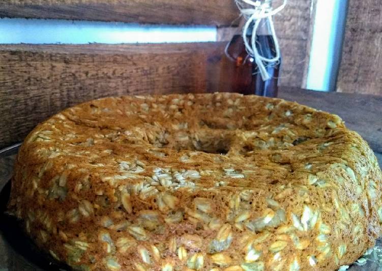 Bolo de Banana, Maçã e Canela sem lácteos e sem farinhas