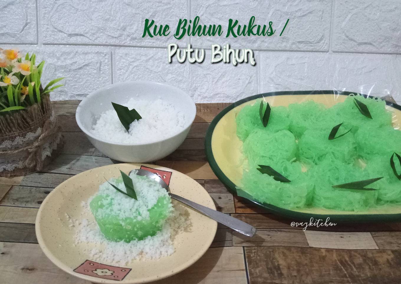 Kue Bihun Kukus / Putu Bihun