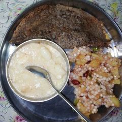 A picture of Sabudana khichdi.