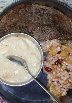 A picture of Sabudana khichdi.