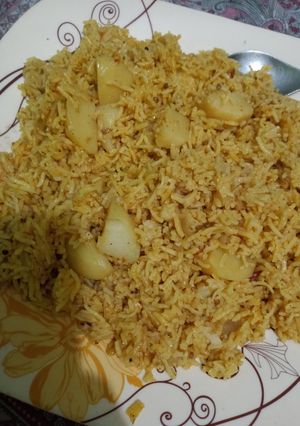 A picture of Aloo Pulao.