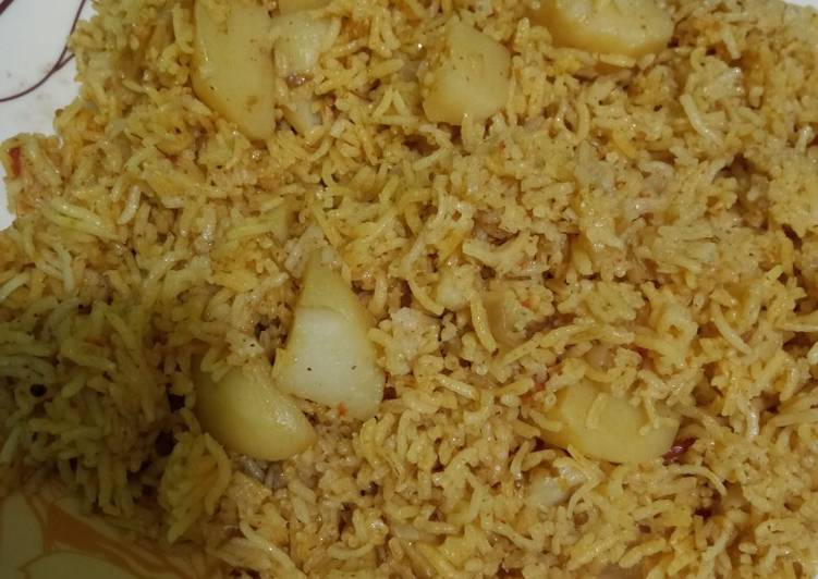 Easiest Way to Make Perfect Aloo Pulao