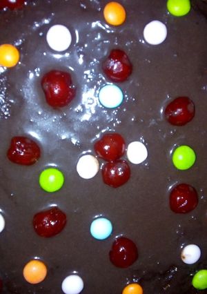صورة لوصفة كيكة الشوكولاته 😋😋