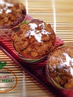 Hình của món Apple Crumble Muffin (Bánh táo vụn).