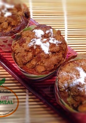 Hình của món Apple Crumble Muffin (Bánh táo vụn).