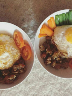 Foto resep Rice bowl with beef teriyaki