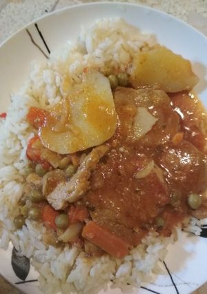 Una foto de Bifes a la portuguesa de cerdo