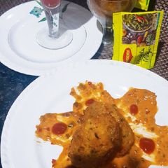 A picture of Paneer cheese burst kebab.