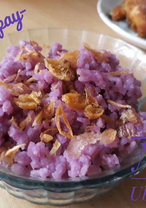 Foto resep Nasi Uduk Ubi Ungu Magic Com
