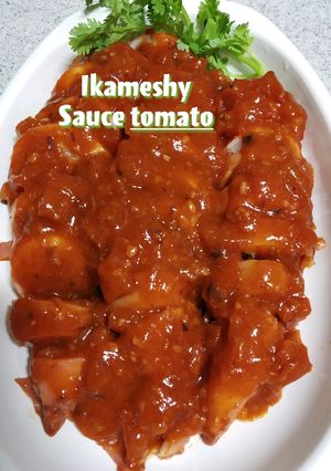 Foto resep Ikameshi saus tomat