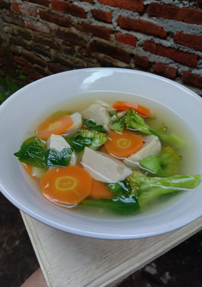 Foto resep Sup bakso brokoli