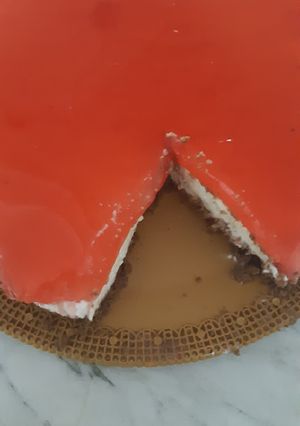 عکسی از دستور چیز کیک یخچالی