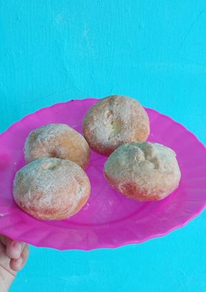 Foto resep Donat Tanpa kentang, tanpa mixer, menul..menul....🍩🍩