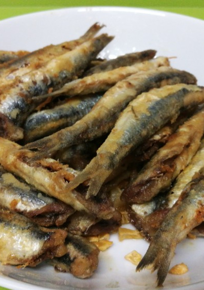 Una foto de Boquerones fritos con ajitos