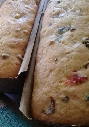 Una foto de Budín matero con aceite