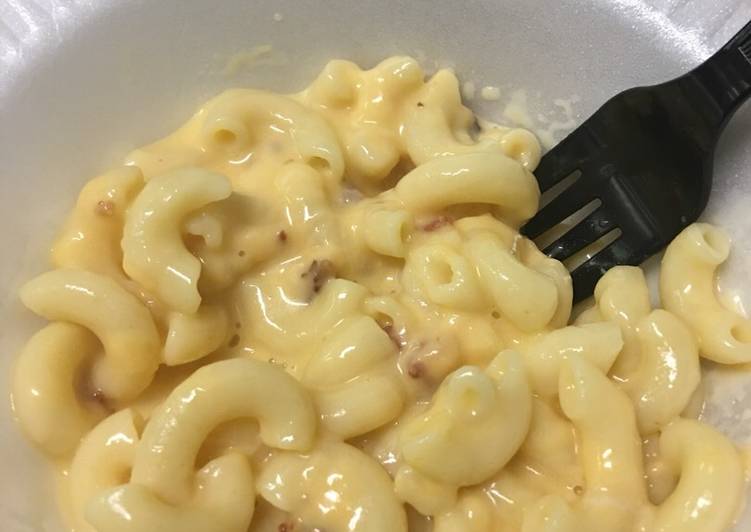 How to Make Speedy Bacon Mac and cheese