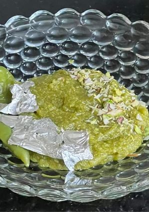 A picture of Hari Mirchi 🌶️ Ka Halwa.