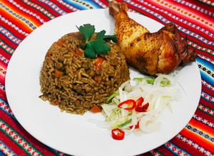 Una foto de Arroz con pato 👌😍