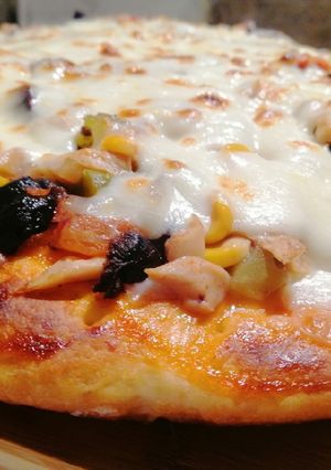 صورة لوصفة بيتزا 🍕