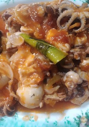 Foto resep Gurita asam manis