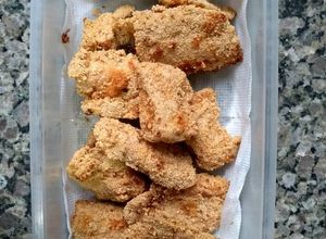 Foto de Filezinho de frango empanado com farinha de mandioca