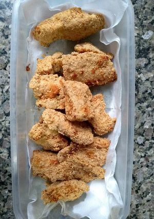 Foto de Filezinho de frango empanado com farinha de mandioca