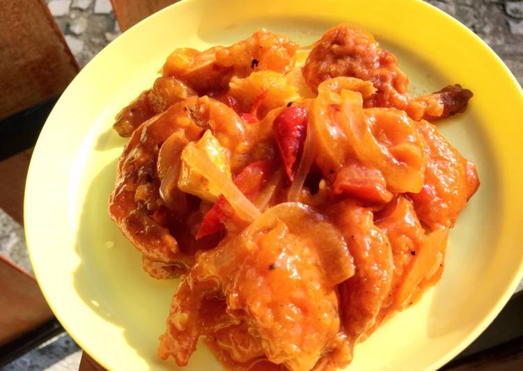 Cara Membuat Udang Asam Manis, Lezat Sekali