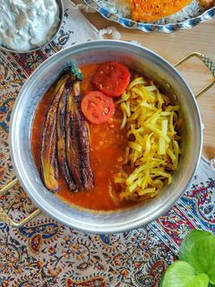 عکسی از دستور قیمه رشتی