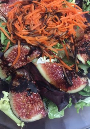 Una foto de Ensalada de higos