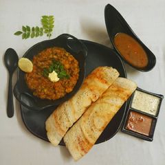 Mysore bhaji dosa A picture of Mysore bhaji dosa.