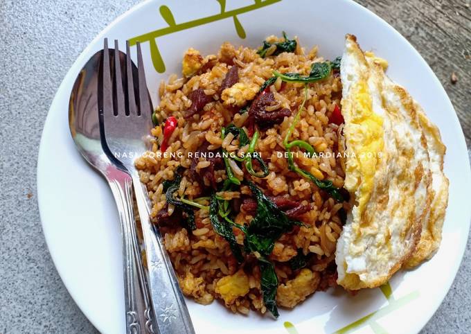 Nasi Goreng Rendang Sapi