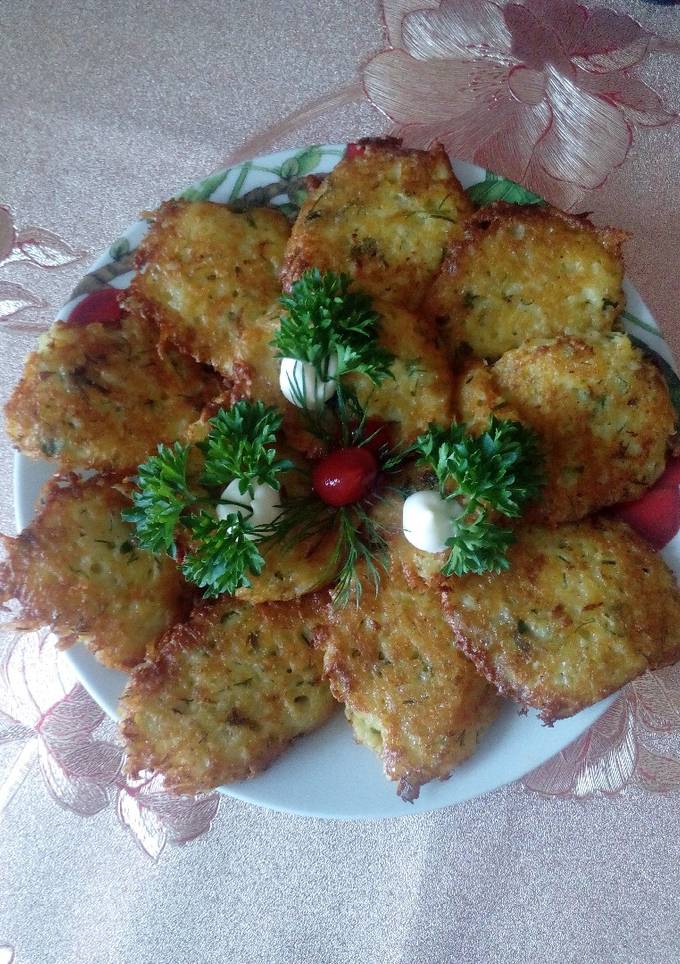 Деруни з сиром